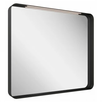 Ravak Speil <strong>Strip</strong>  med LED Belysning Svart 50x70 cm